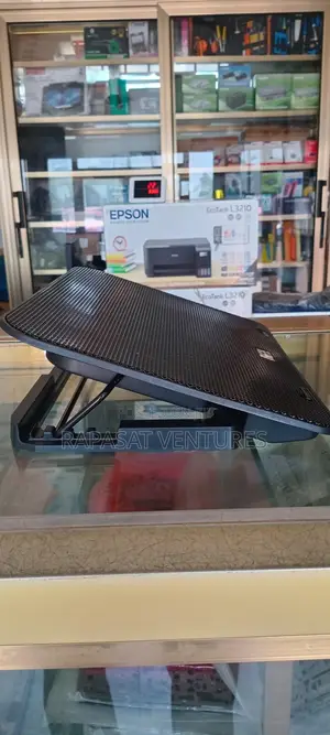 Laptop Cooling Pad Plastic (6 Small Fans, Adjustable)