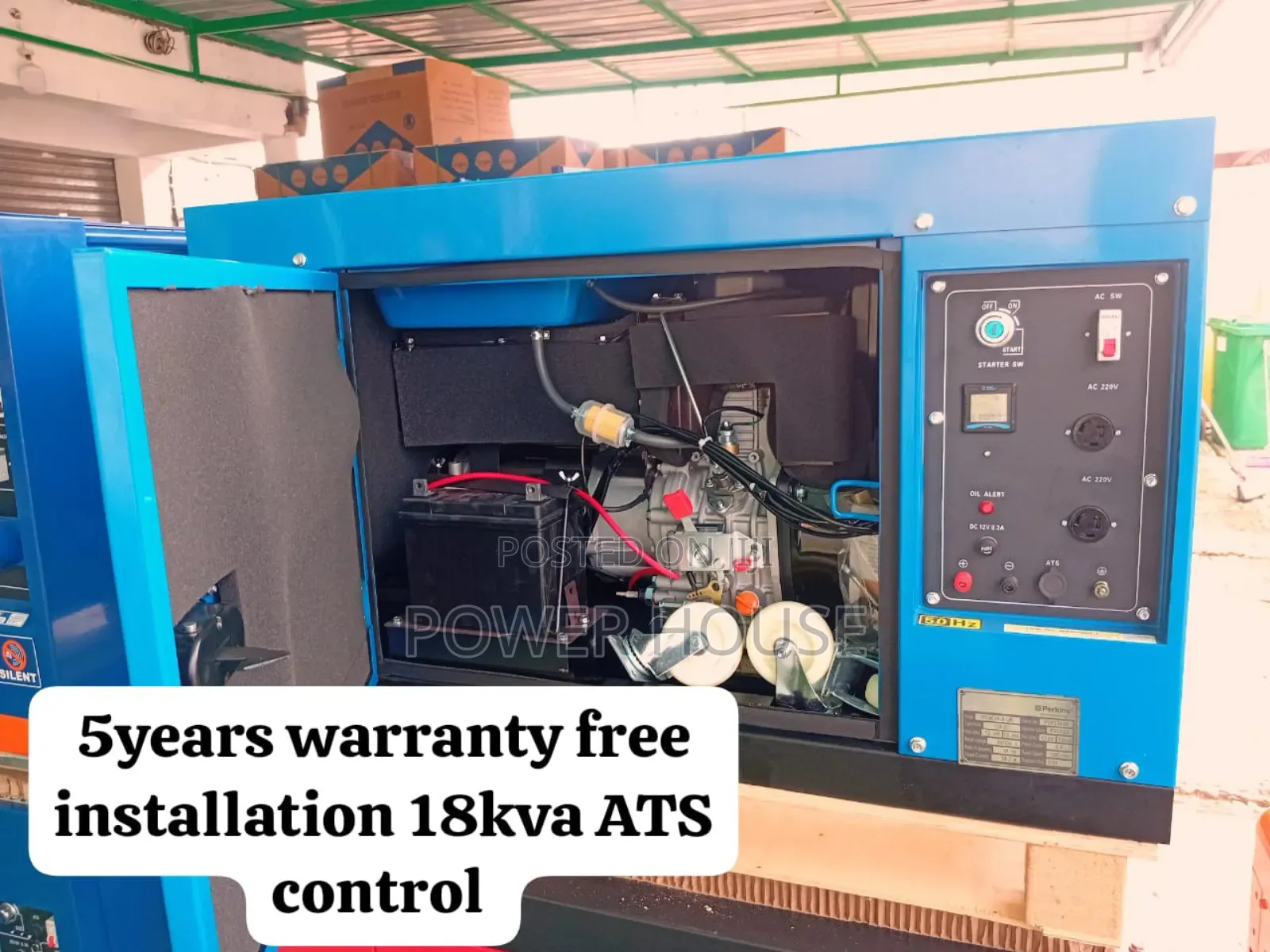 Genuine Crown Engine 18kva Diesel Generator Perkins