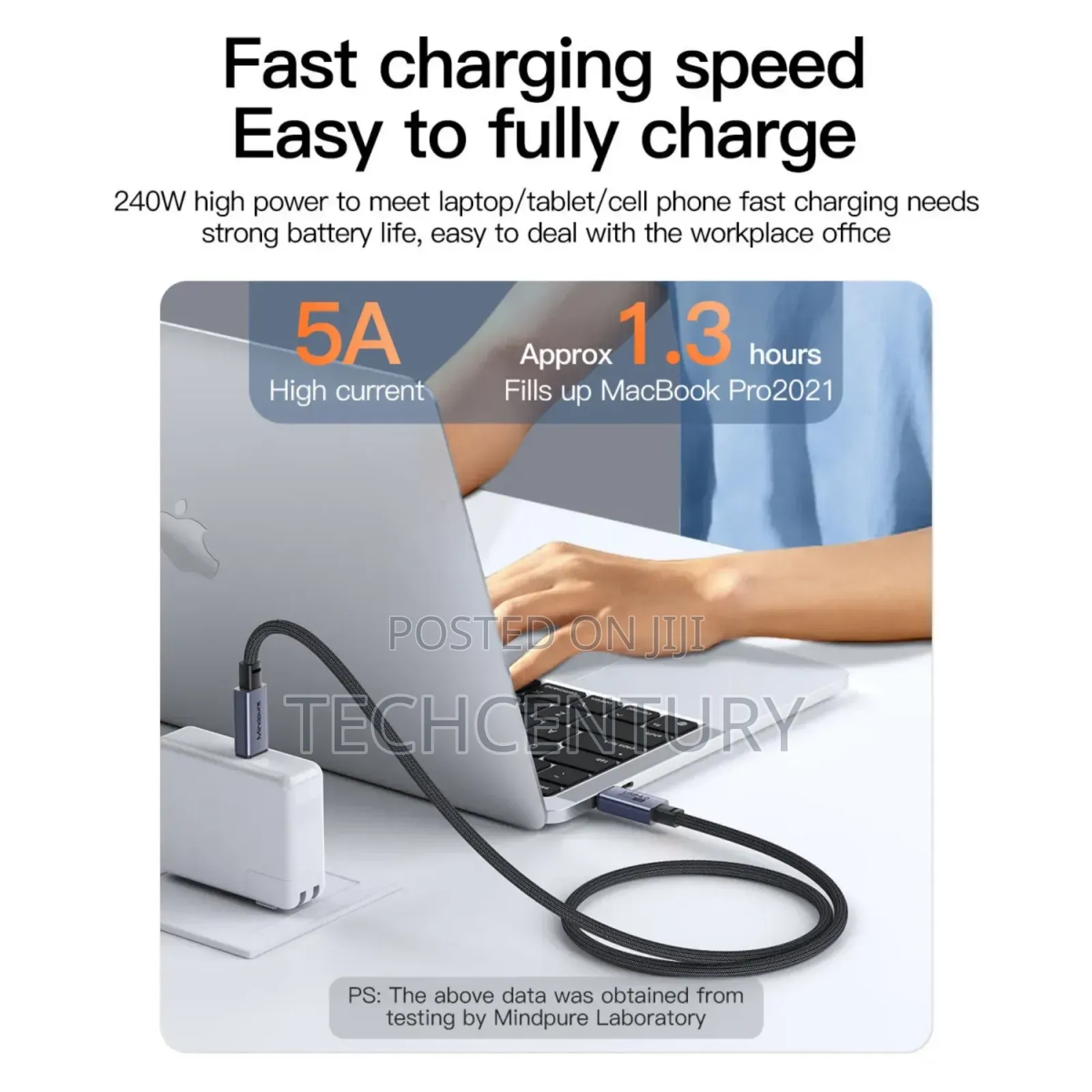 Mindpure Usb4/Thunderbolt 40gbps Transfer Speeds, 240w Cable, 1 Meter.