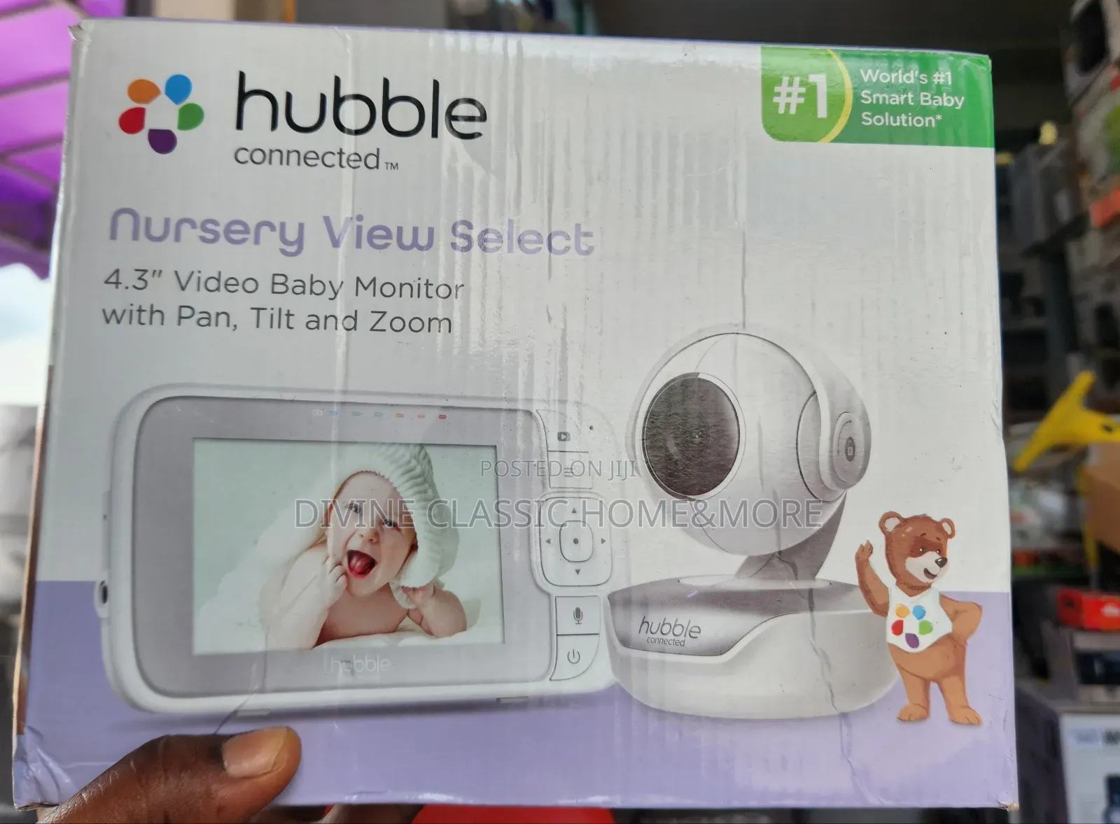 Hubble Connected Nursery View Select 4.3"Video Baby Monitor