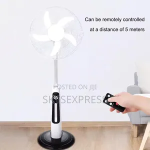 Solar Rechargeable Standing Fan