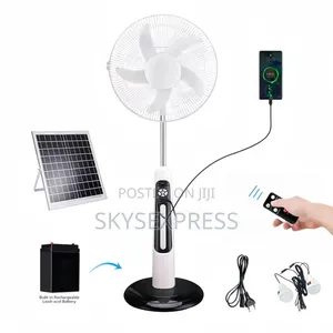 Solar Rechargeable Standing Fan