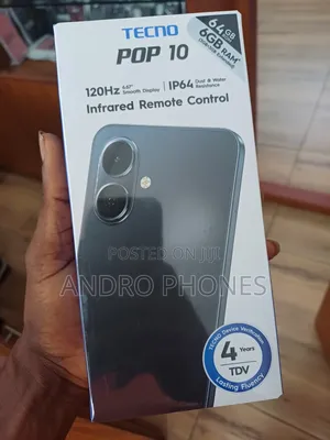 New Tecno Pop 10 64 GB Black
