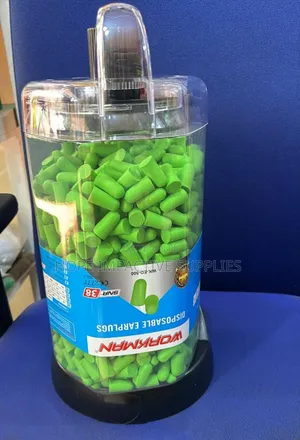 Disposable Earplugs Workman, Big With Dispenser