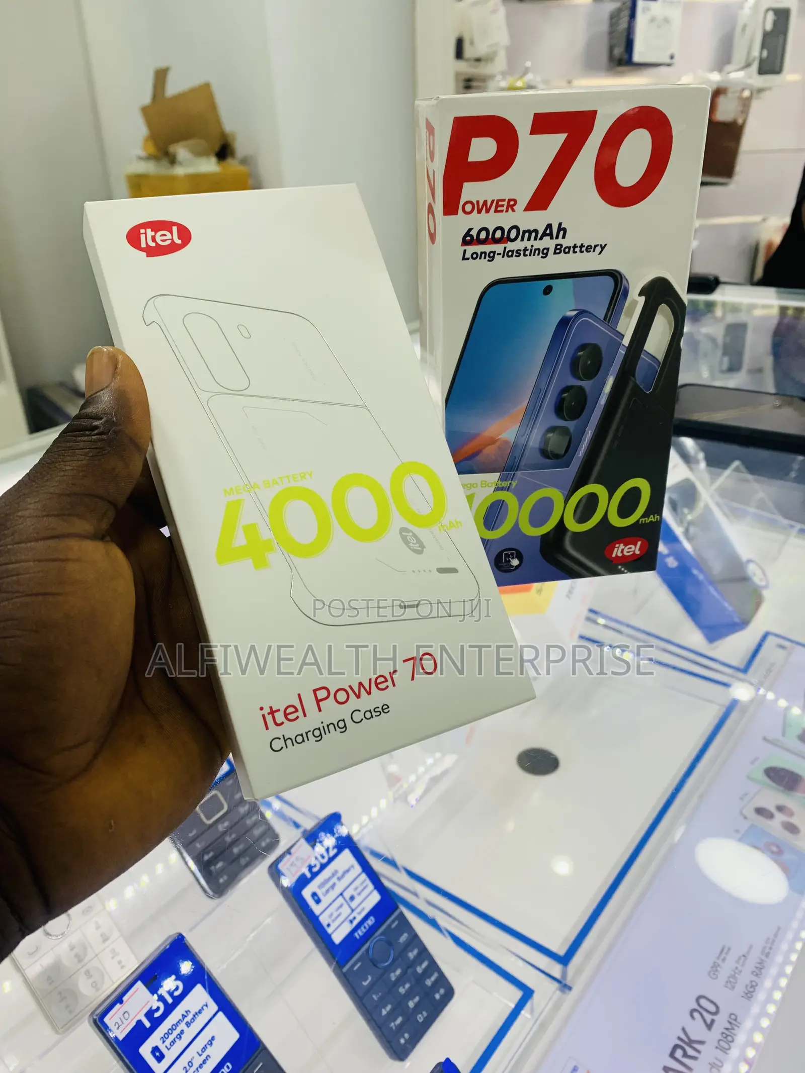 New Itel Power 70 128 GB Black
