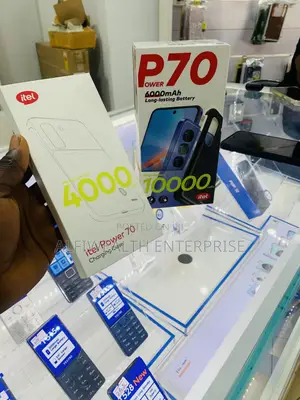 New Itel Power 70 128 GB Black