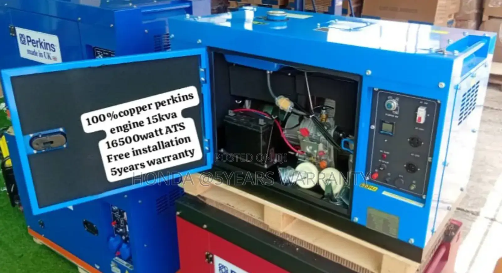 Eclipse Energy Perkins 15kva 16500watt Diesel Generator Ats