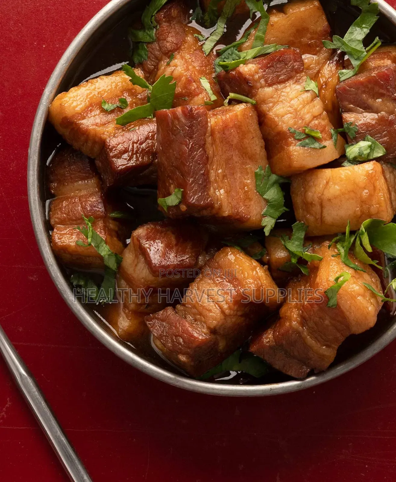 Roasted, Fried And Frozen Meat.