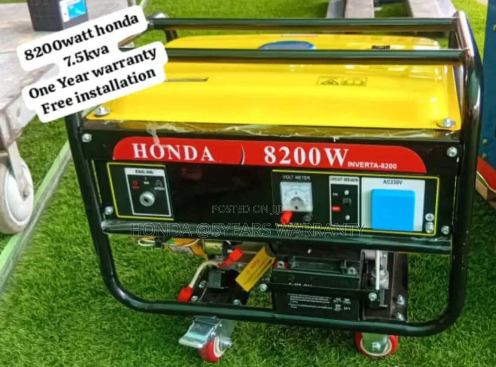 Quake Energy Honda 7.5kva Generator Petrol 8200watt 7.5kva