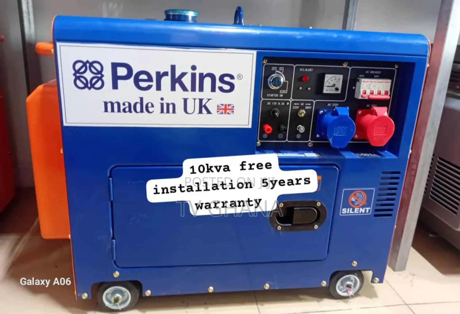 Powerset Perkins 10kva Diesel 13000watts Diesel Generator