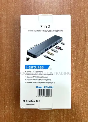 Hyperdrive Duo Usb C Hub 7 in 2 Ports for Macbook Pro Air