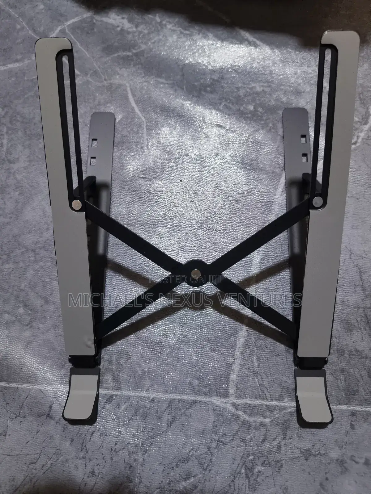 Metallic Laptop Stand Black
