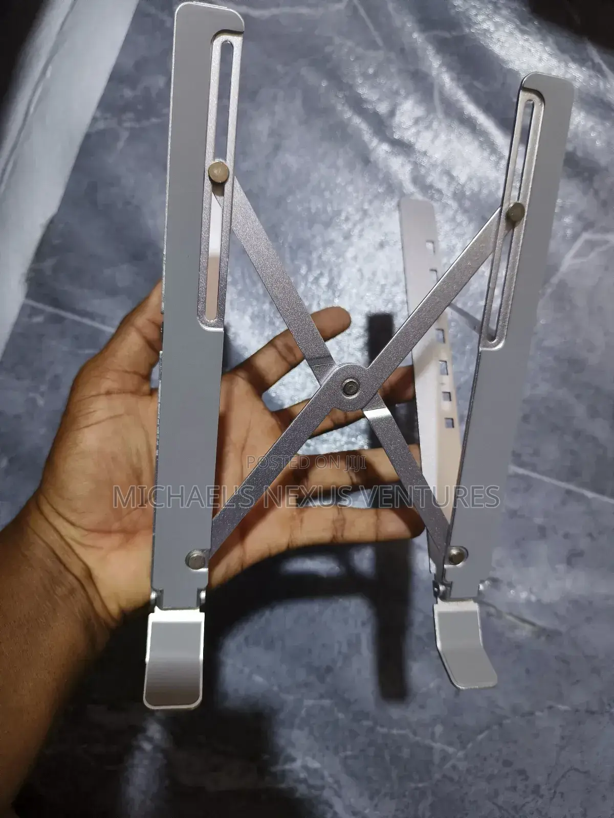 Metallic Laptop Stand