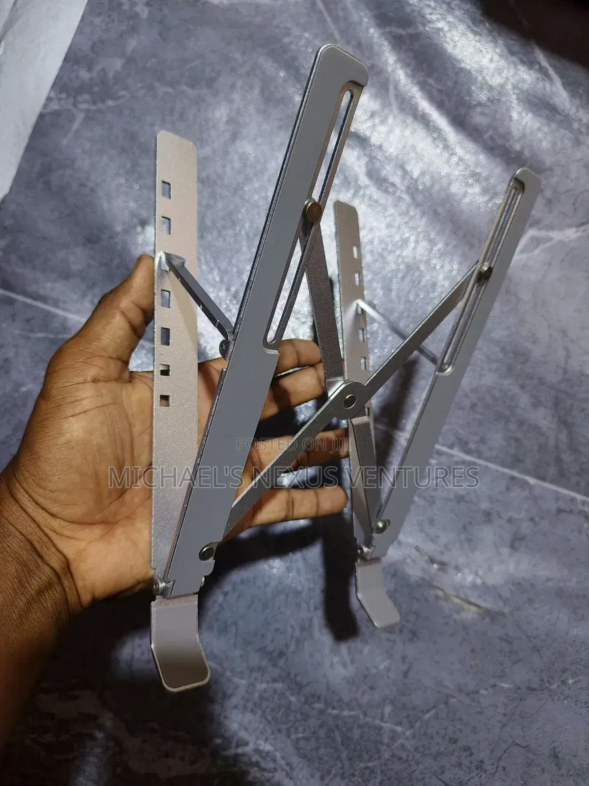 Metallic Laptop Stand