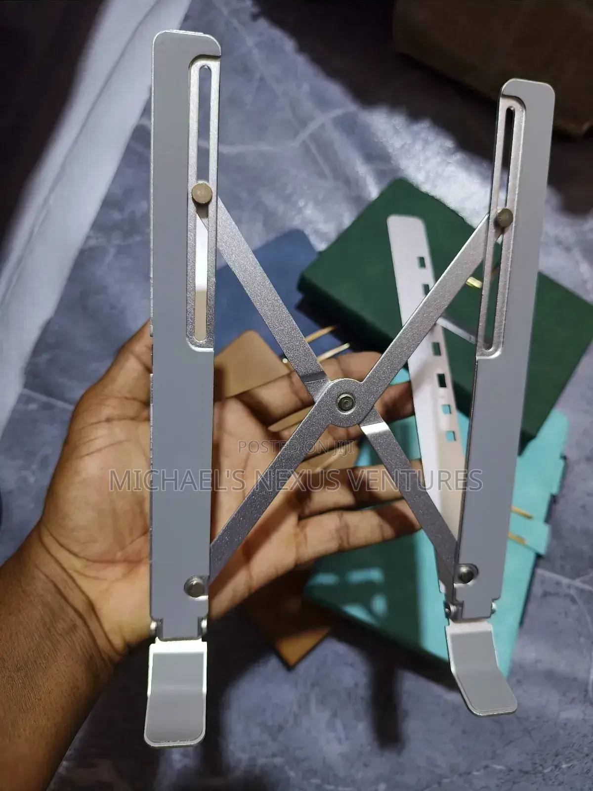 Metallic Laptop Stand