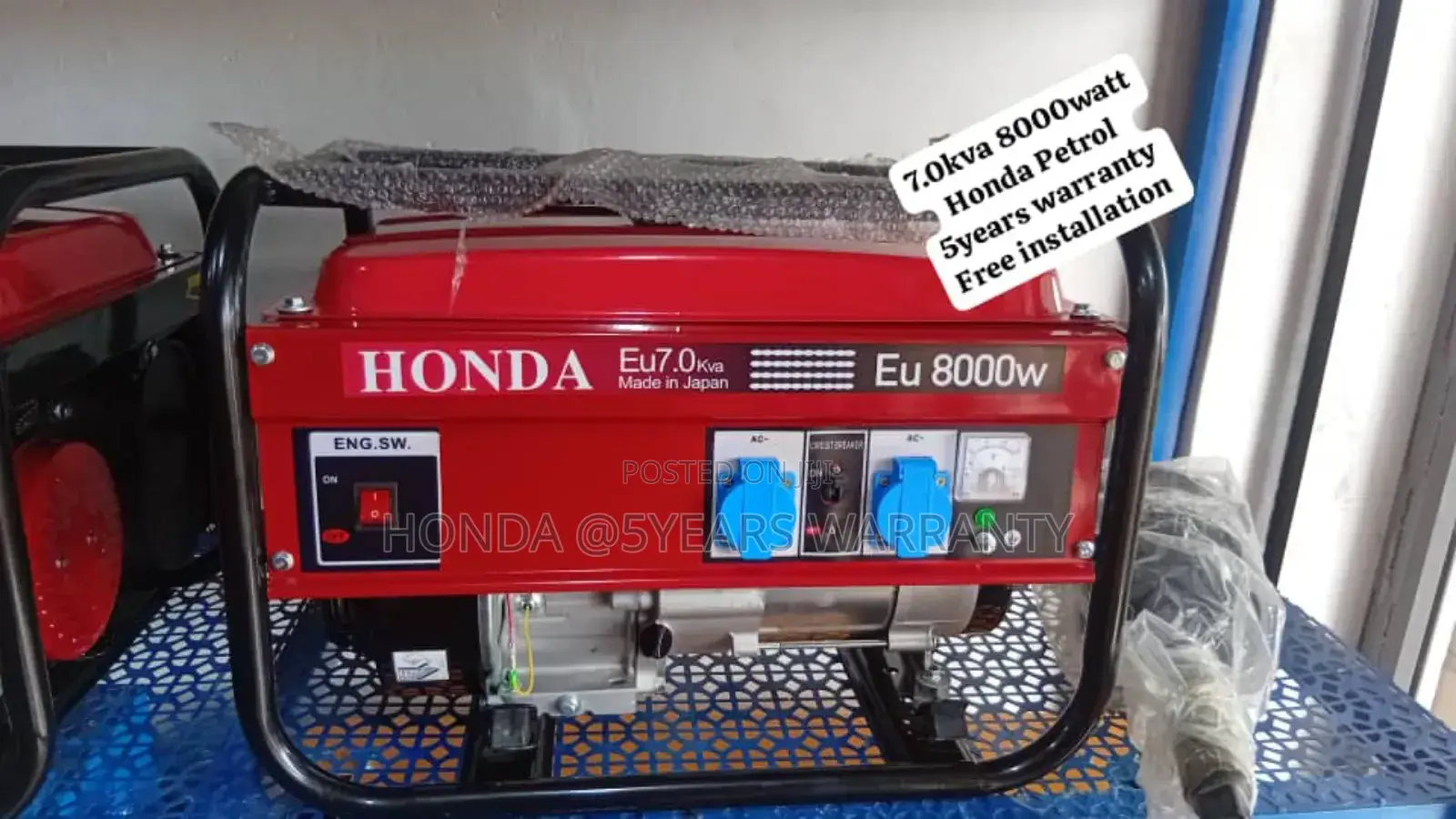 Energizeit Honda 8000watt 7.0kva Petrol Generator 7.0kva