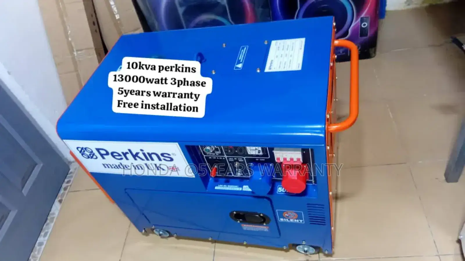 Bright Side Energy Perkins 10kva 13000watt Diesel 10kva