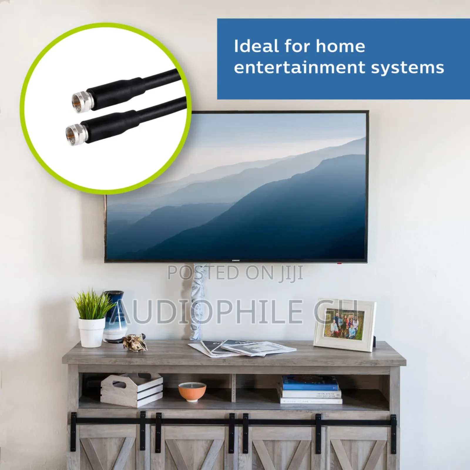Philips 6ft. Rg6 Coaxial Cable