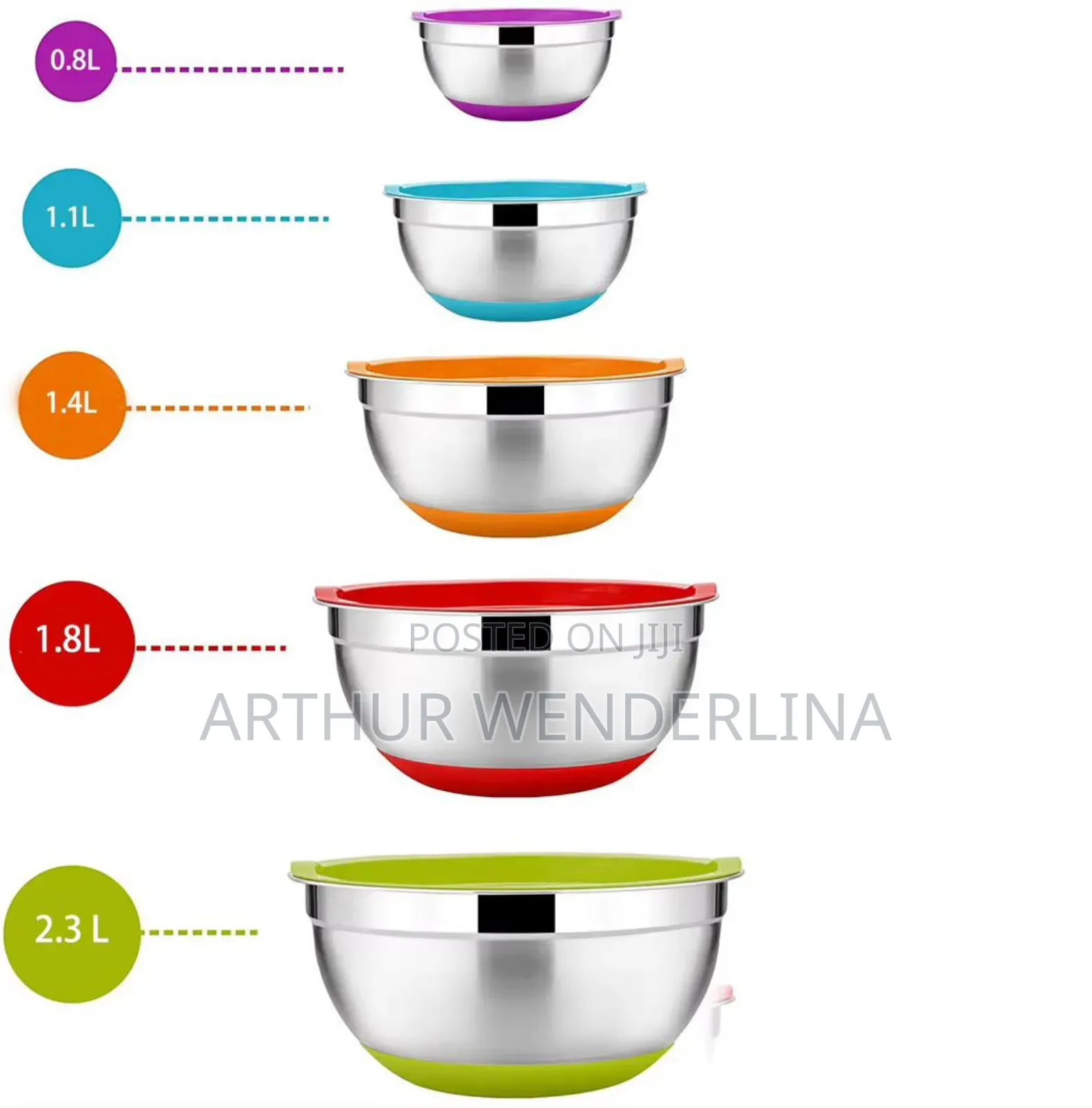 5 Pieces Bowl Set