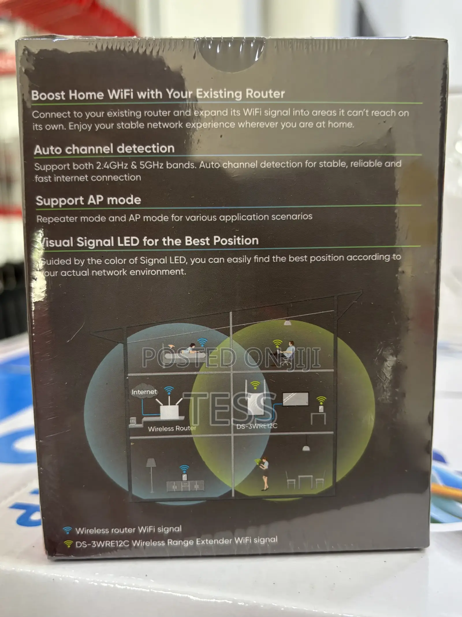 Hikvision Wifi Range Extender Wifi 5 Wre12c
