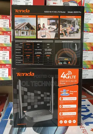 Tenda 4g Universal Sim Router N300 Wifi 4g Lte Router 4g03
