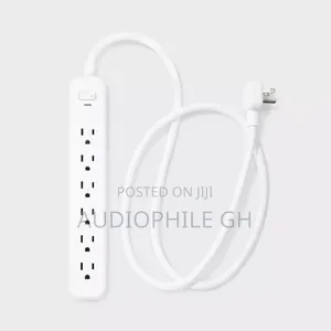 Dealworthy 6-outlet Surge Protector With 4' Extension Cord 720j