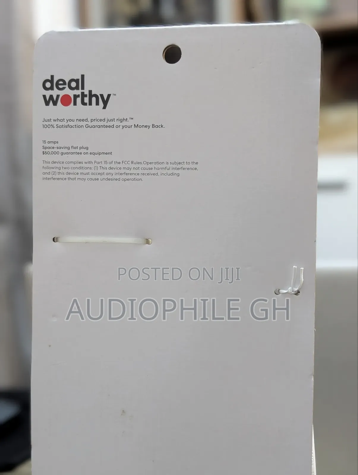 Dealworthy 6-outlet Surge Protector With 4' Extension Cord 720j