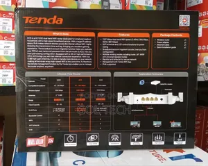 Tenda Ac5 Smart Dual-Band Wifi Router Ac1200 Uhd Streaming