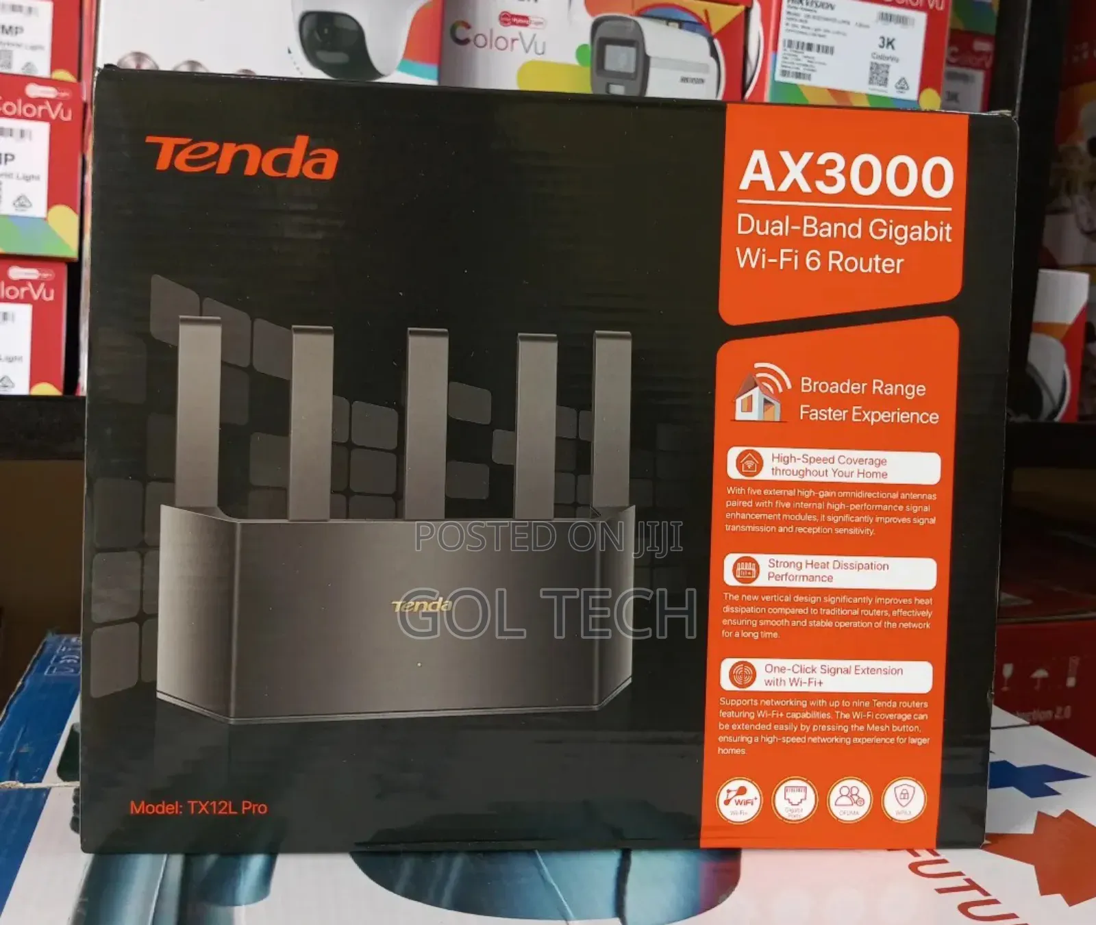 Tenda Ax3000 Dual Band Gigabit Wifi 6 Router