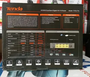 Tenda Ax3000 Dual Band Gigabit Wifi 6 Router