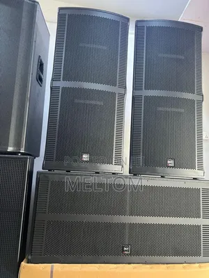 Rcf Full Range Speaker And Double Bass Sub Speaker Set
