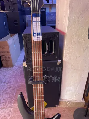 Soundgear By Ibanez All Black Active 5strings Bass Guitar