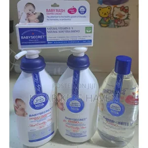 Baby Secret Wash, Lotion, Oil, and Nappy Cream