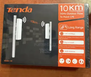 Tenda O6 5ghz 11 Outdoor Long Range Ap Cpe 10 Km (Single)