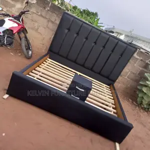 King Size Bed Frame With Side Drawer
