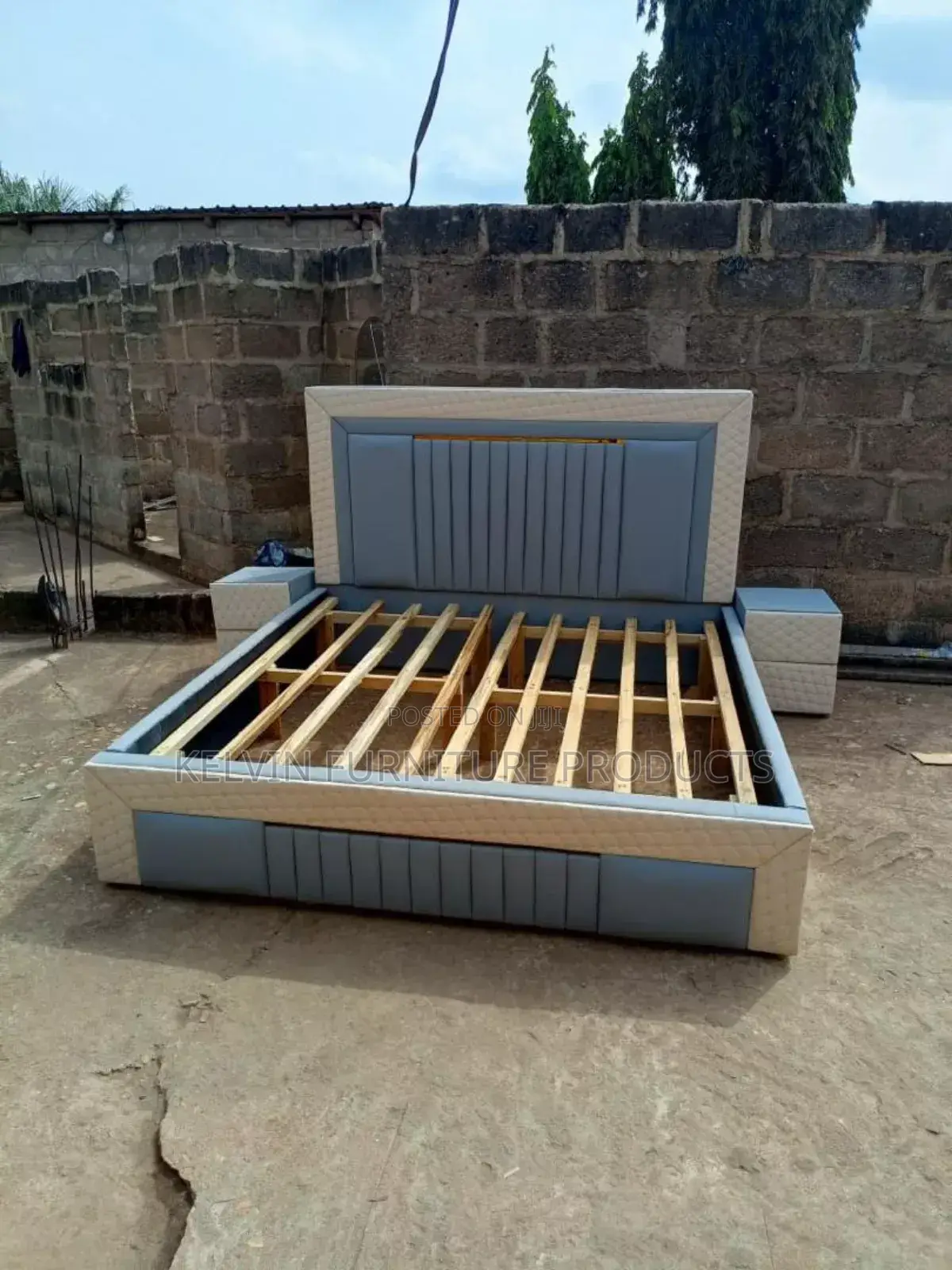 Available Queen Size Bed Frame With Side Drawers