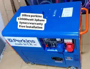 Power Source Energy Perkins 3phase Generator 10kva 13000watt