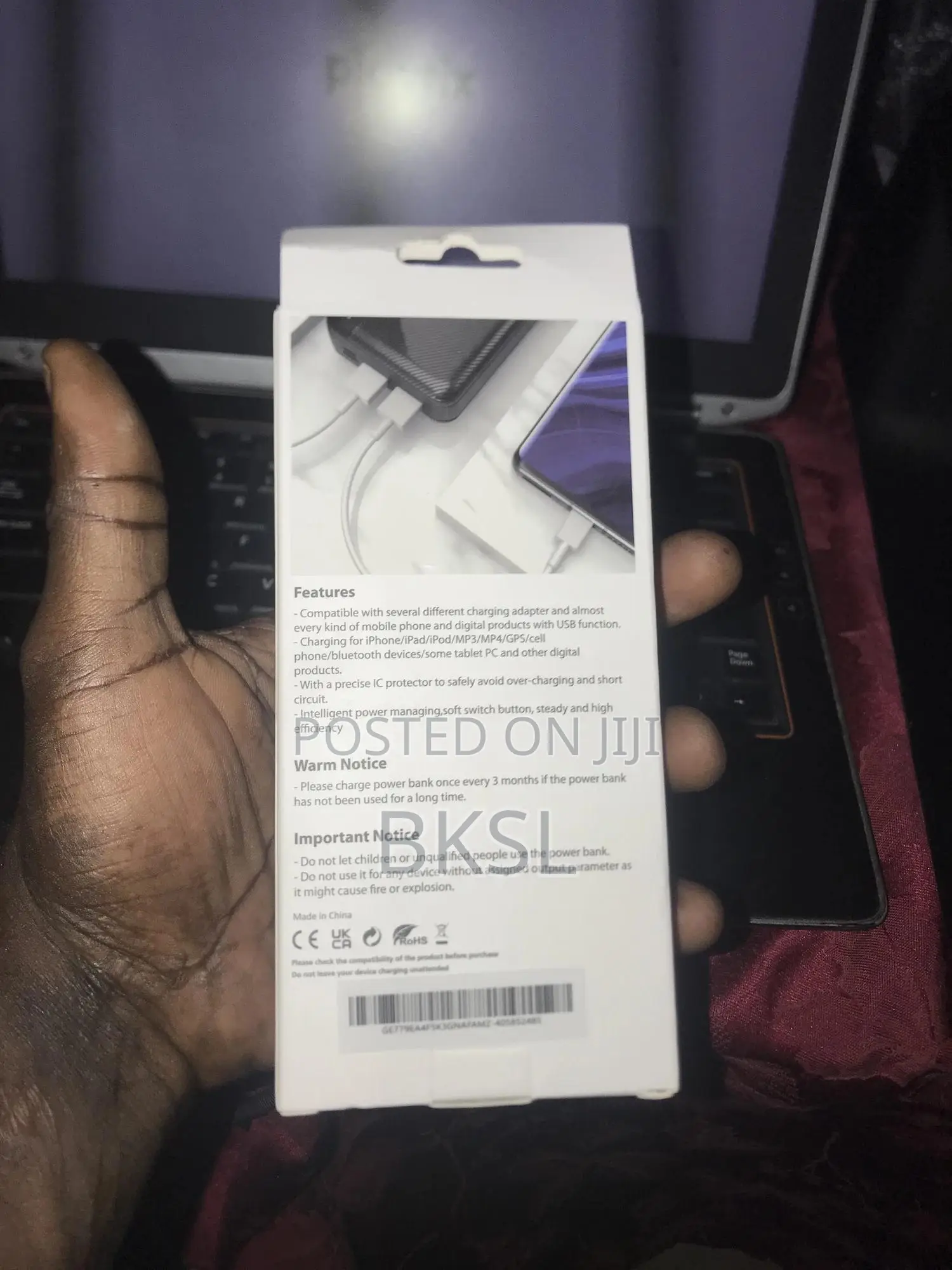 Easypie Portable Power Bank 20,000mah