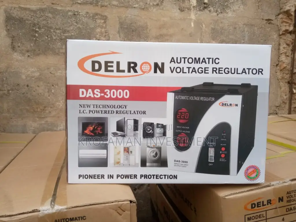 Delron Das-3000 Digital Stabilizer 3000watts