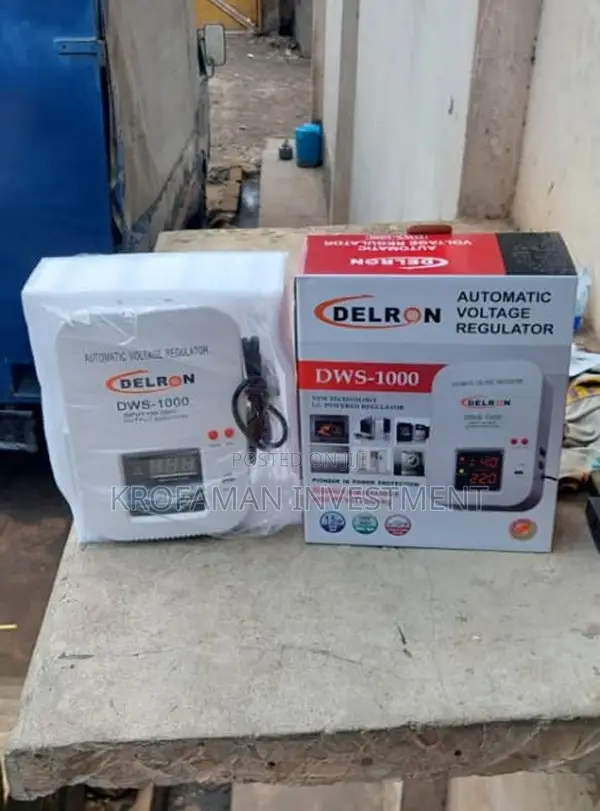 Delron DWS-1000 Wall Mounted Stabilizer 1000watts