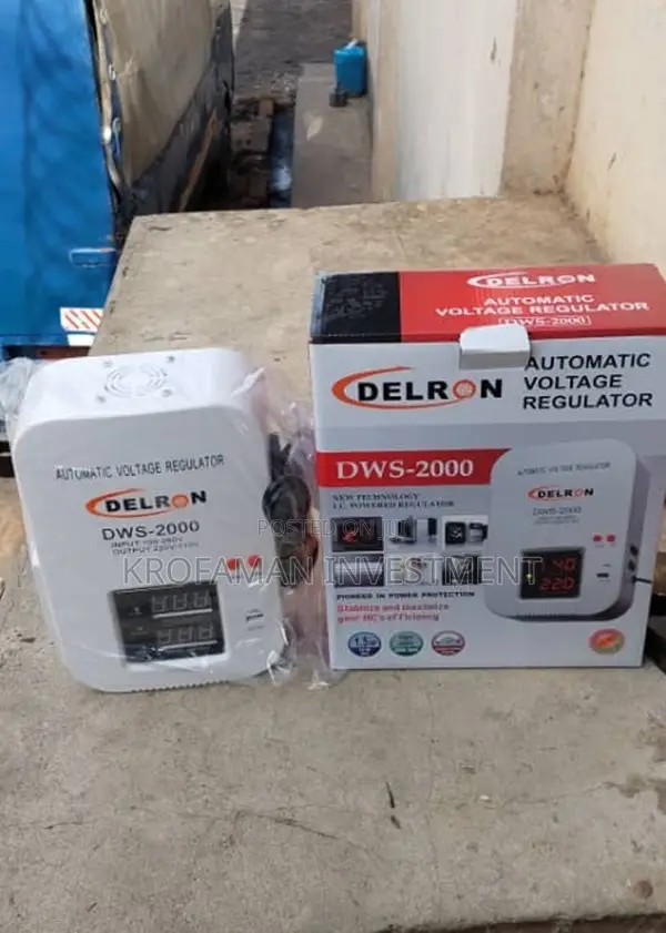 Delron DWS-2000 Wall Mounted Digital Stabilizer 2000watts