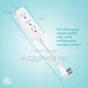 Philips 3-Outlet Surge Protector With 1 Ft. Extension Cord