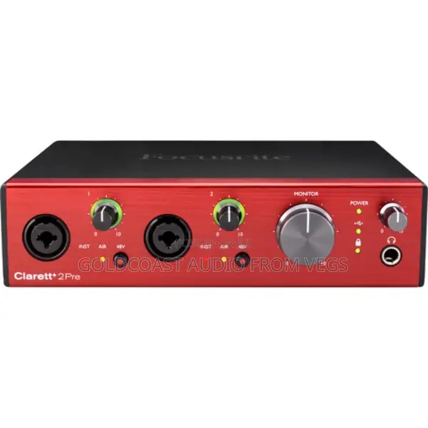 Focusrite Clarett+ 2pre Usb-C Audio/Midi Interface