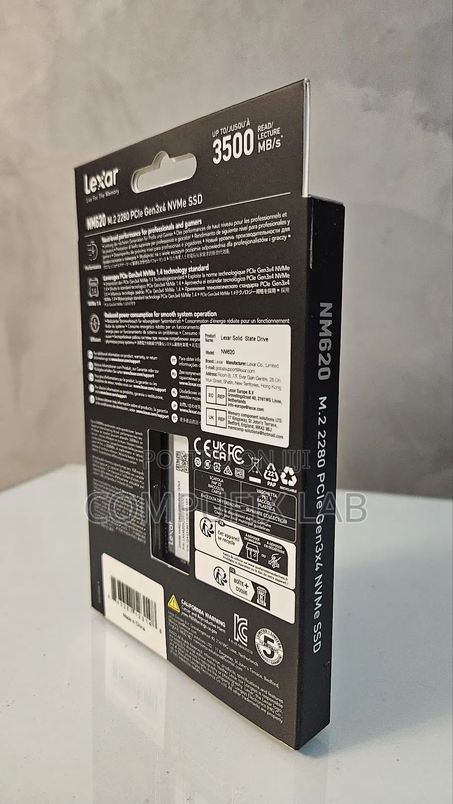 Lexar Nm620 Nvme 256gb Solid State Drive