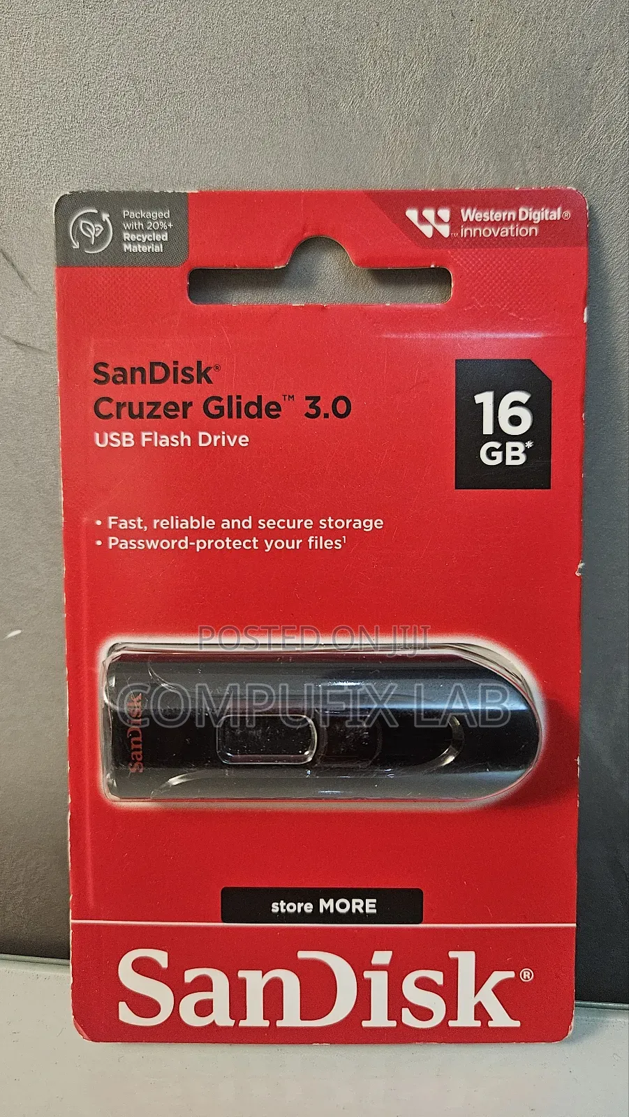 16gb Sandisk Cruzer Glide 3.0 Pendrive