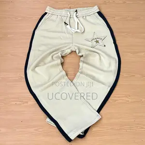 Unisex Baggy Sweatpants Waist Flare Leg Joggers