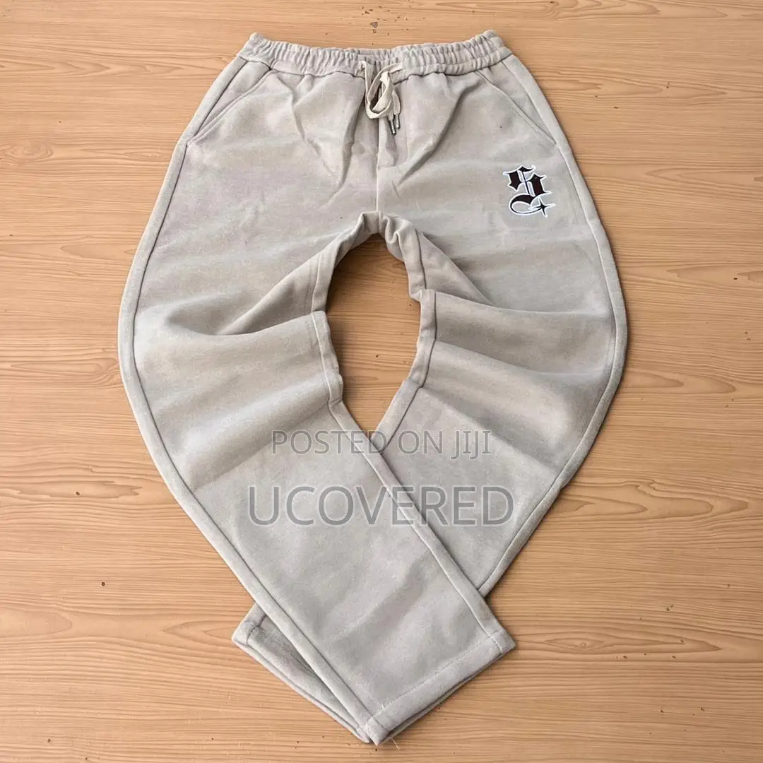 Unisex Baggy Sweatpants Waist Flare Leg Joggers
