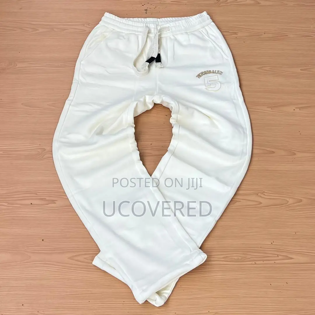 Unisex Baggy Sweatpants Waist Flare Leg Joggers