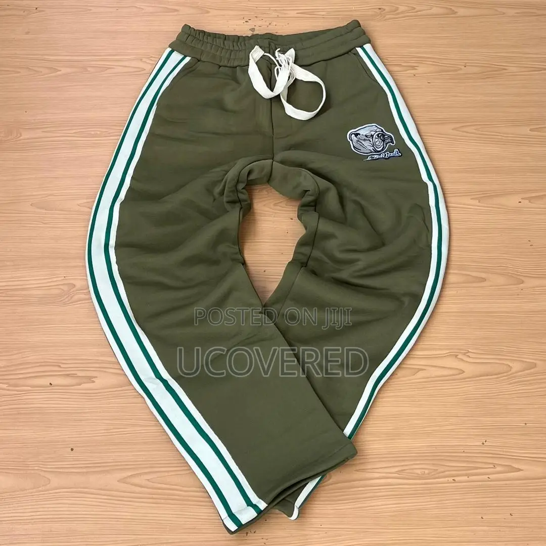 Unisex Baggy Sweatpants Waist Flare Leg Joggers
