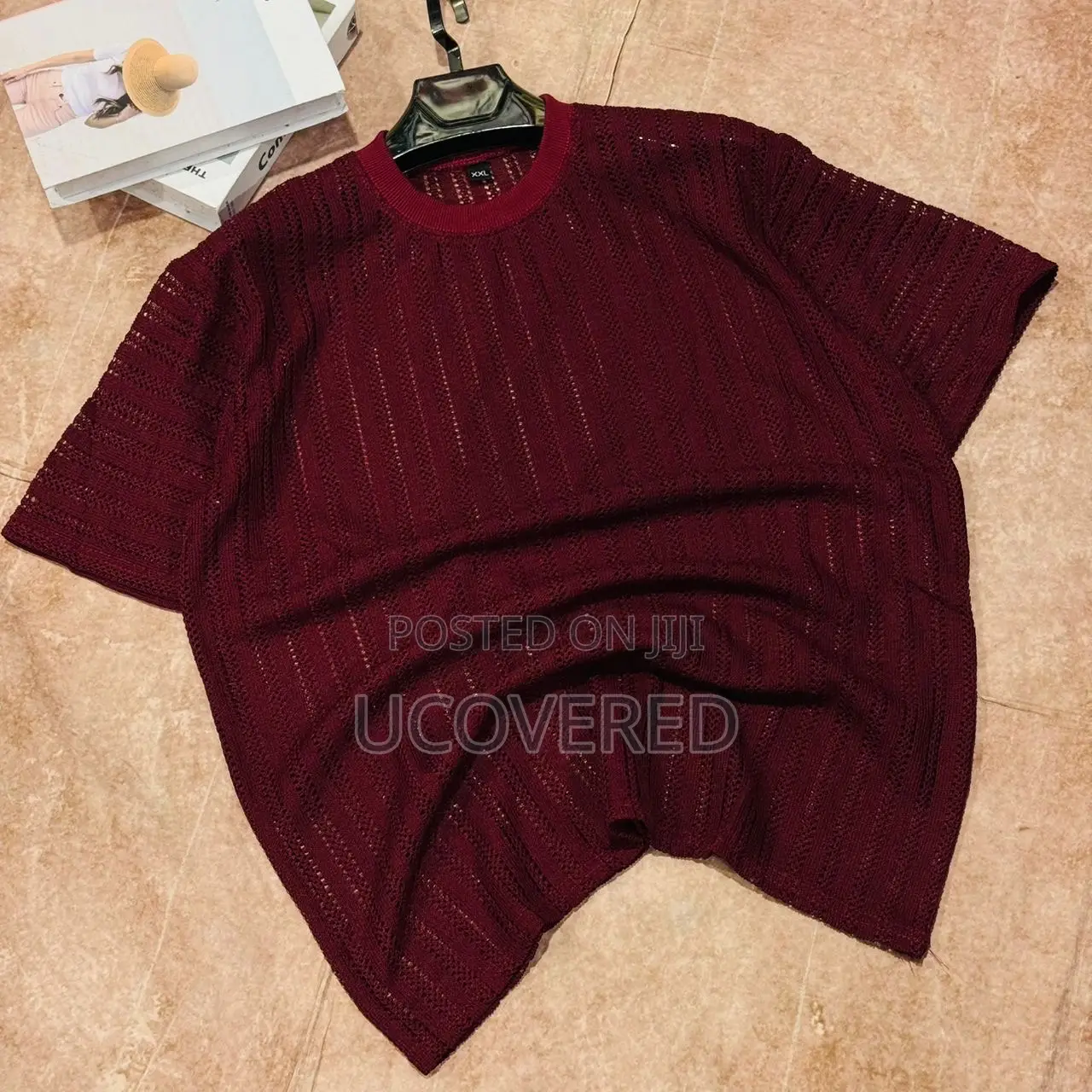Men’S Mesh Top Short Sleeve Fitted Muscle Shirt